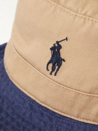 Polo Ralph Lauren - Logo-Embroidered Patchwork Cotton-Twill Bucket Hat - Multi