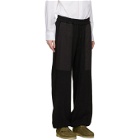 House of the Very Islands Black Paneled Limiting Factor Lounge Pants