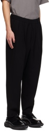 N.Hoolywood Black Wide-Leg Trousers