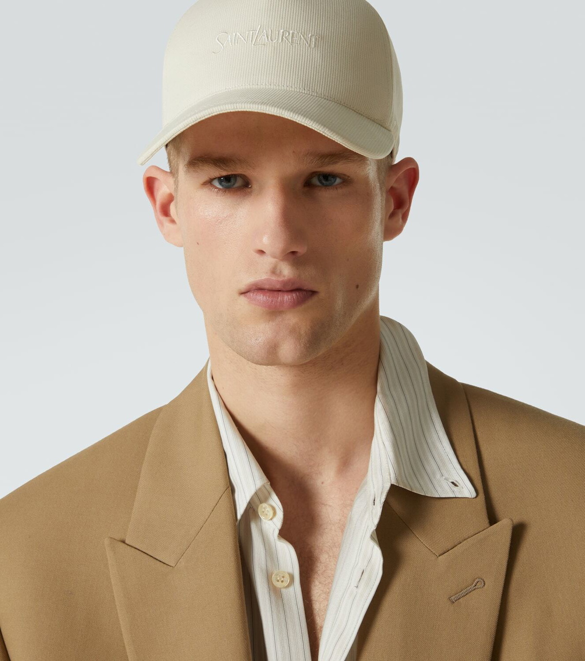 Saint Laurent Cotton corduroy baseball cap