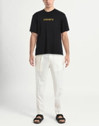 Magenta Mens T-shirt in Black