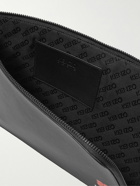 KENZO - Logo-Print Leather Pouch