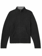 James Perse - Knitted Zip-Up Cardigan - Gray
