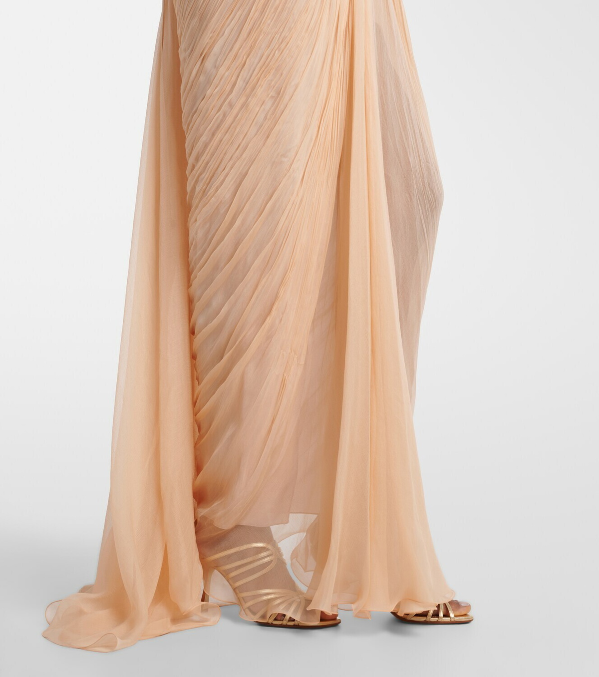 Maria Lucia Hohan Cecilia draped silk gown