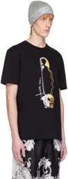 Versace Black Safety Pin T-Shirt