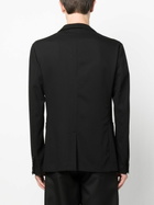 Meta Campania Collective Black Single-Breasted Wool Blazer