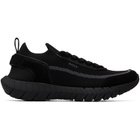BOSS Black Suede Trims Sock Sneakers