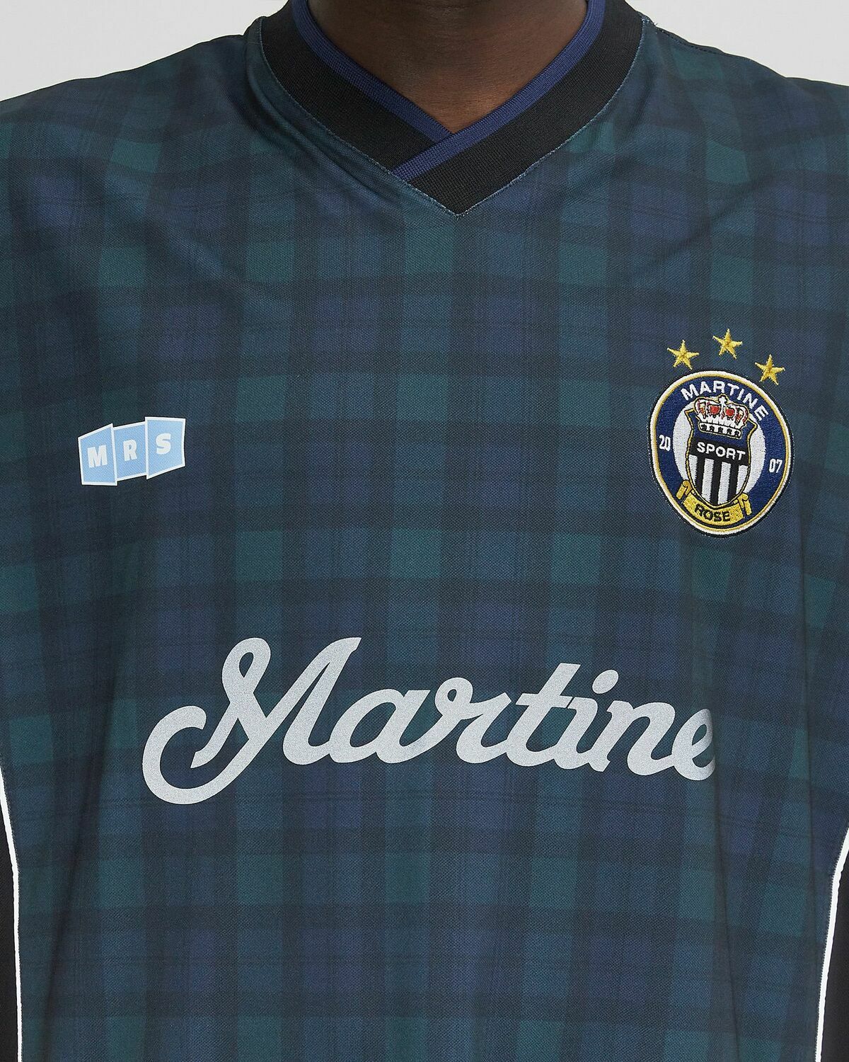 Martine Rose FOOTBALL SHIRT Black Mens Jersey