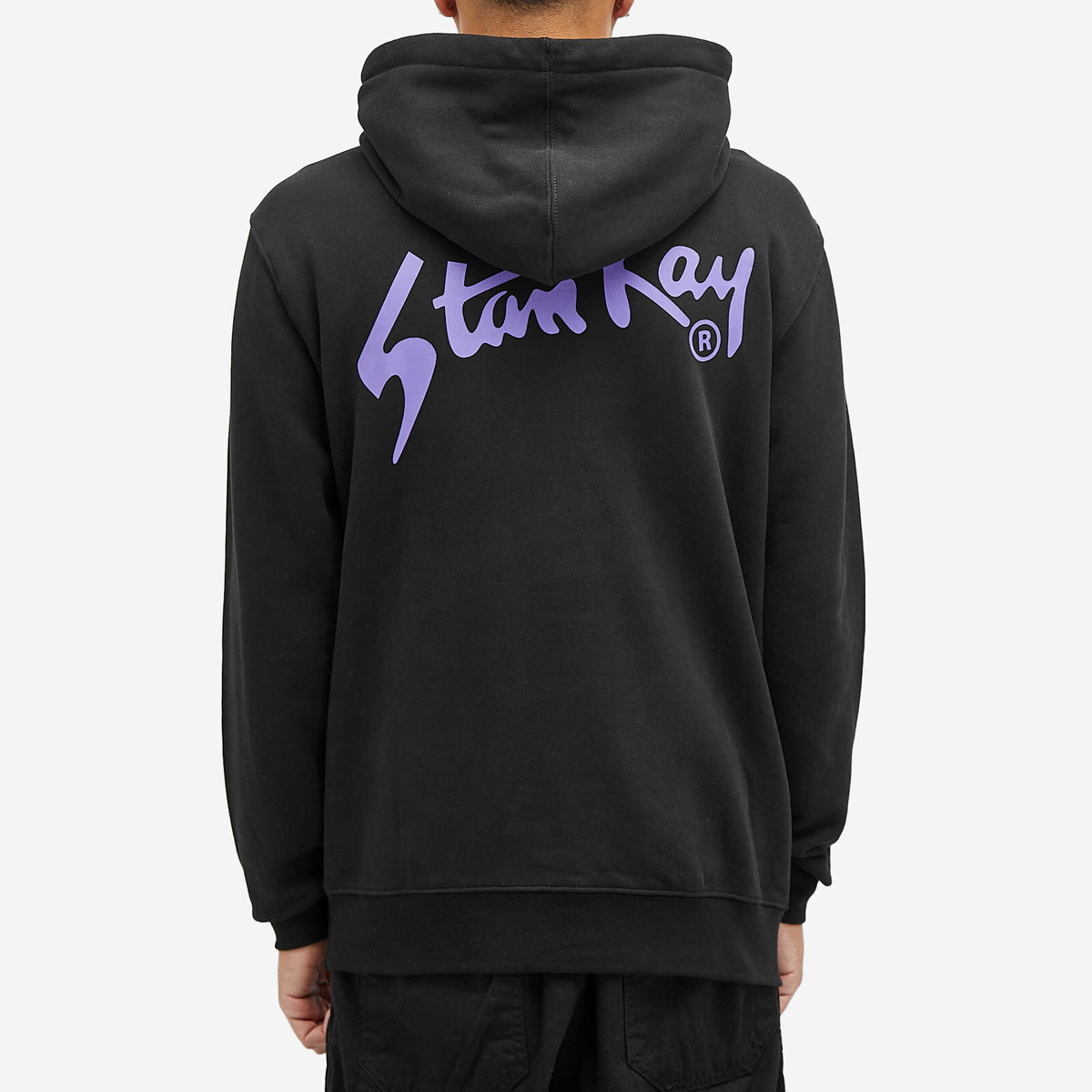 Stan Ray Men's OG Logo Hoodie in Black/Purple