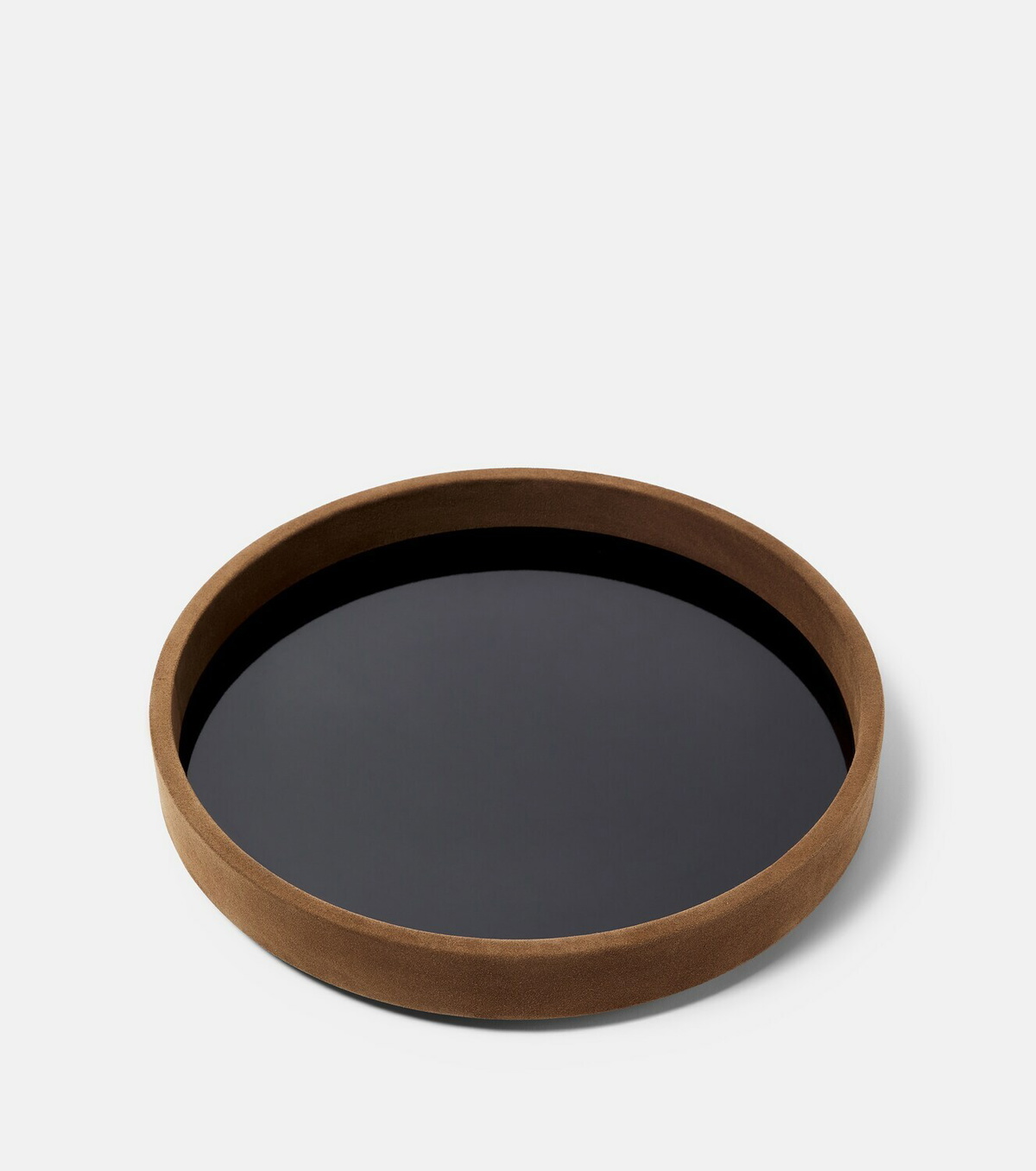 Michaël Verheyden Medium suede-trimmed decorative tray