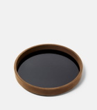 Michaël Verheyden Medium suede-trimmed decorative tray