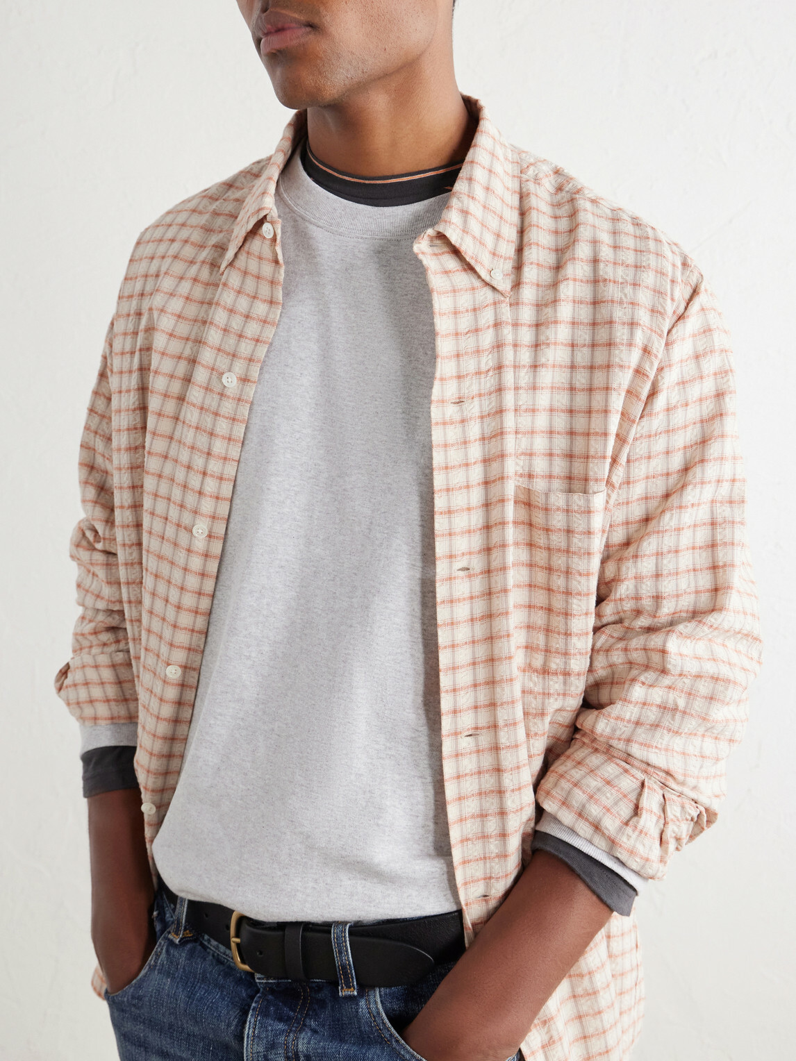 OrSlow - Cotton-Jersey T-Shirt - Gray