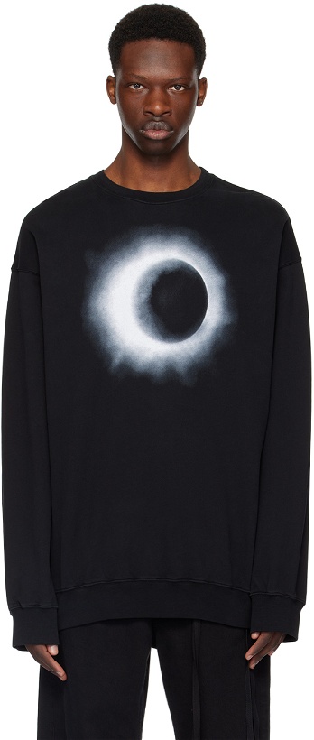Photo: Ann Demeulemeester Black Wannes Eclipse Sweatshirt