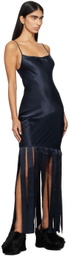 Eckhaus Latta Navy Gloam Maxi Dress
