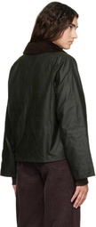 Barbour Green Arlene Waxed Jacket