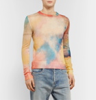 SAINT LAURENT - Tie-Dyed Knitted Sweater - Multi