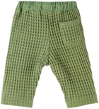 Coco Village Baby Green Waffle Lounge Pants