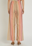 Faithfull The Brand Jensen Striped Cotton Trousers Multicoloured