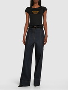 TOM FORD - Logo Print Silk T-shirt