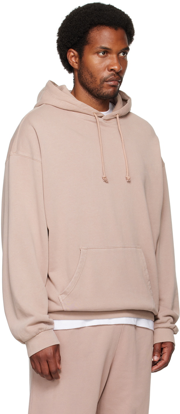 パーカー SKIMS FLEECE LOUNGE MENS RELAXED ZIP UP HOODIE | WASHED ONYX | SKIMS