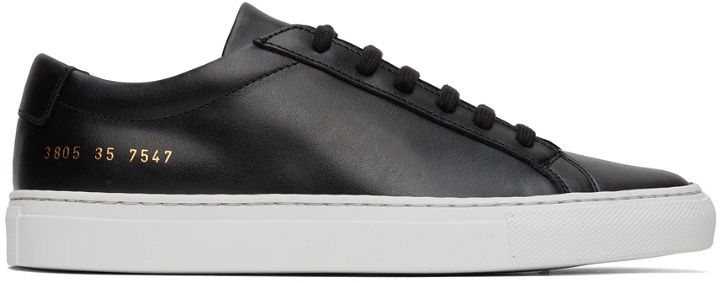 Photo: Common Projects Black Achilles Sneakers