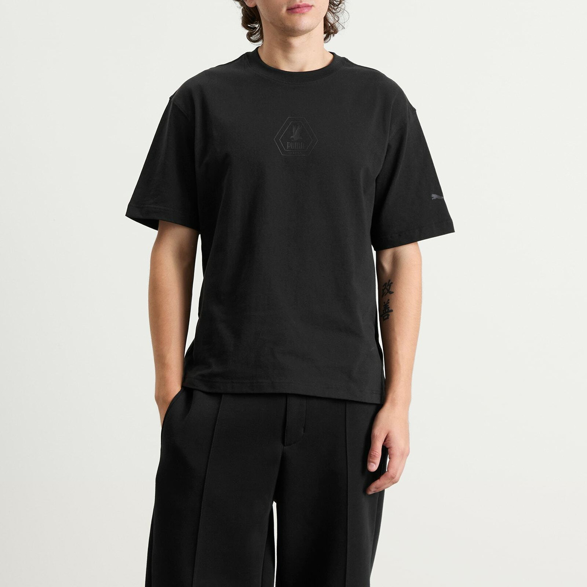 Puma Men's x Skepta T-Shirt in Puma Men's Black