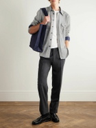 Portuguese Flannel - Fixon Checked Wool Overshirt - Gray