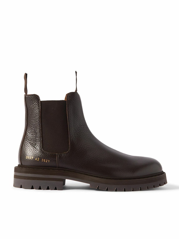 Photo: Common Projects - Full-Grain Leather Chelsea Boots - Brown