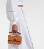 Valentino Garavani Rockstud Spike Small moiré shoulder bag