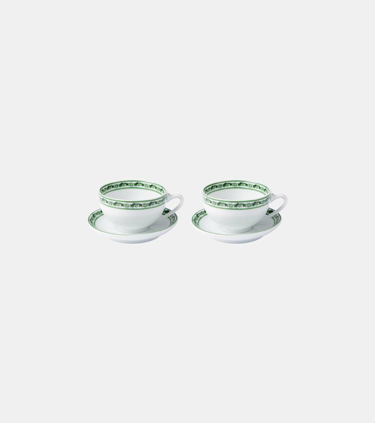 Dolce&Gabbana Casa Majolica set of 2 teacups and saucers