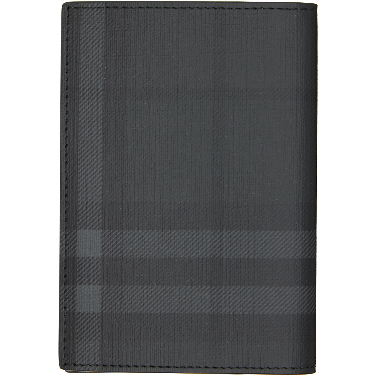 Burberry Gray City Check Passport Holder