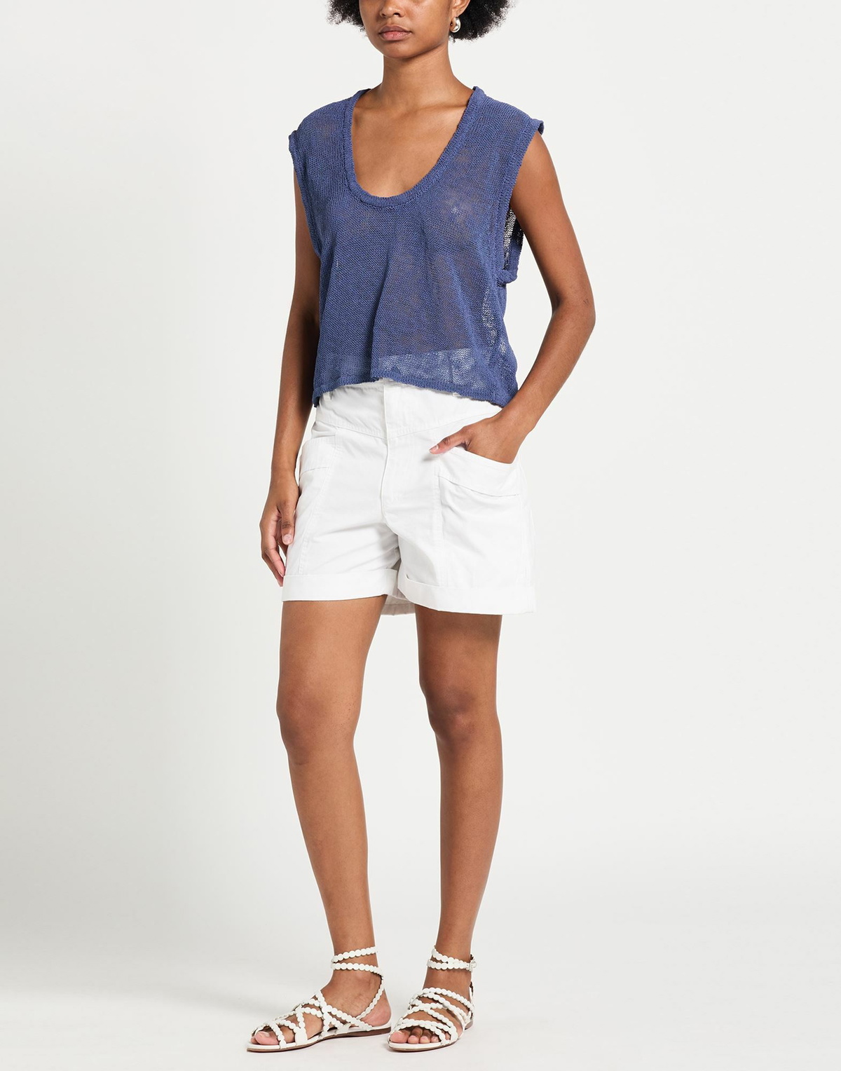 Crossley Womens Sweater Slate in Blue