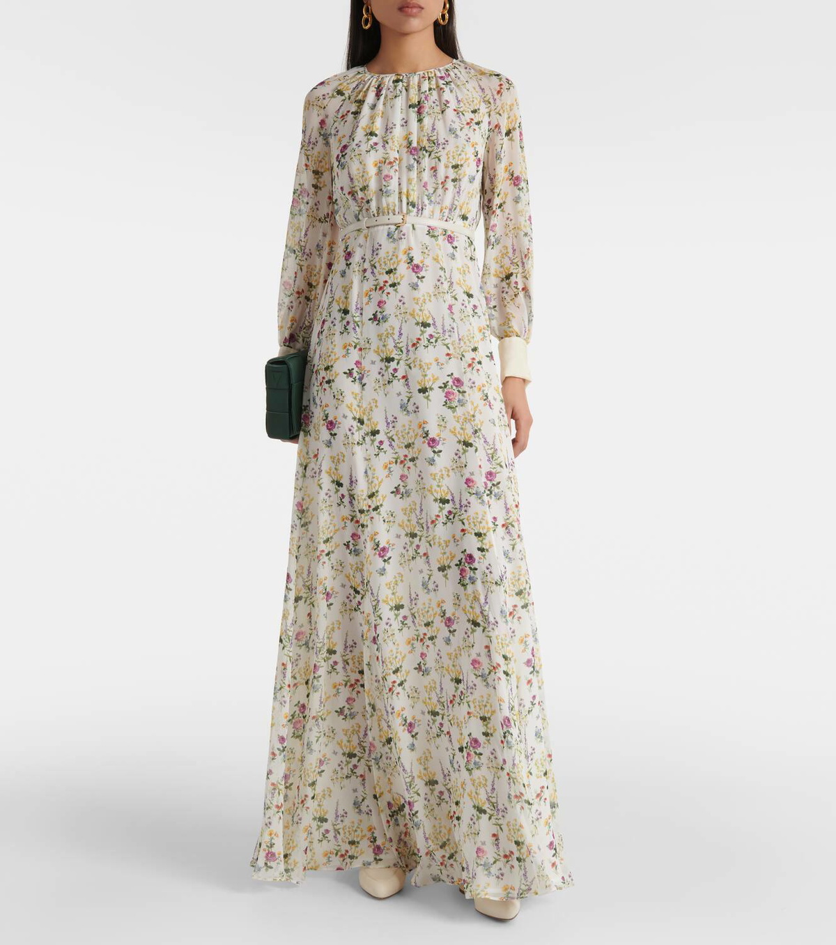 MAX MARA ワンピース Printed silk organza gown911370 MAX MARA ワンピース Printed silk organza gown911370 (Max