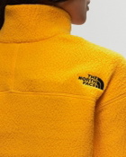 The North Face CROP HIGH PILE FLEECE yellow Womens Fleece Jacket