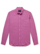DRAKE'S - Linen Shirt - Pink