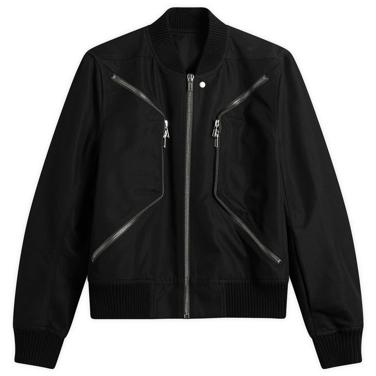 Rick Owens Men's Heizer Flight Bomber Jacket in Black Rick Owens