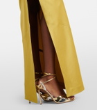 Alex Perry Draped one-shoulder satin crêpe gown