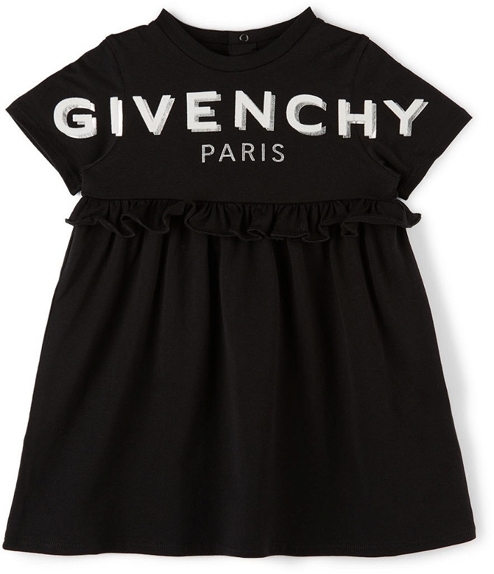Photo: Givenchy Baby Black Shadow Logo Dress