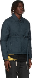 Craig Green Blue Quilted Skin Jacket