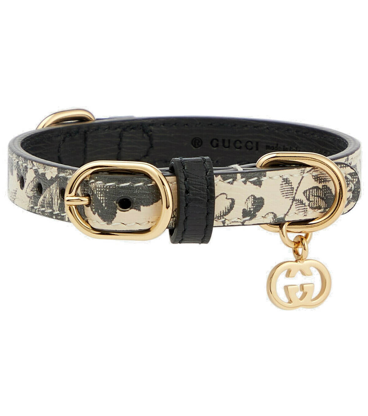 Gucci - Herbarium XS faux leather dog collar Gucci