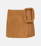 Ami Paris Suede miniskirt