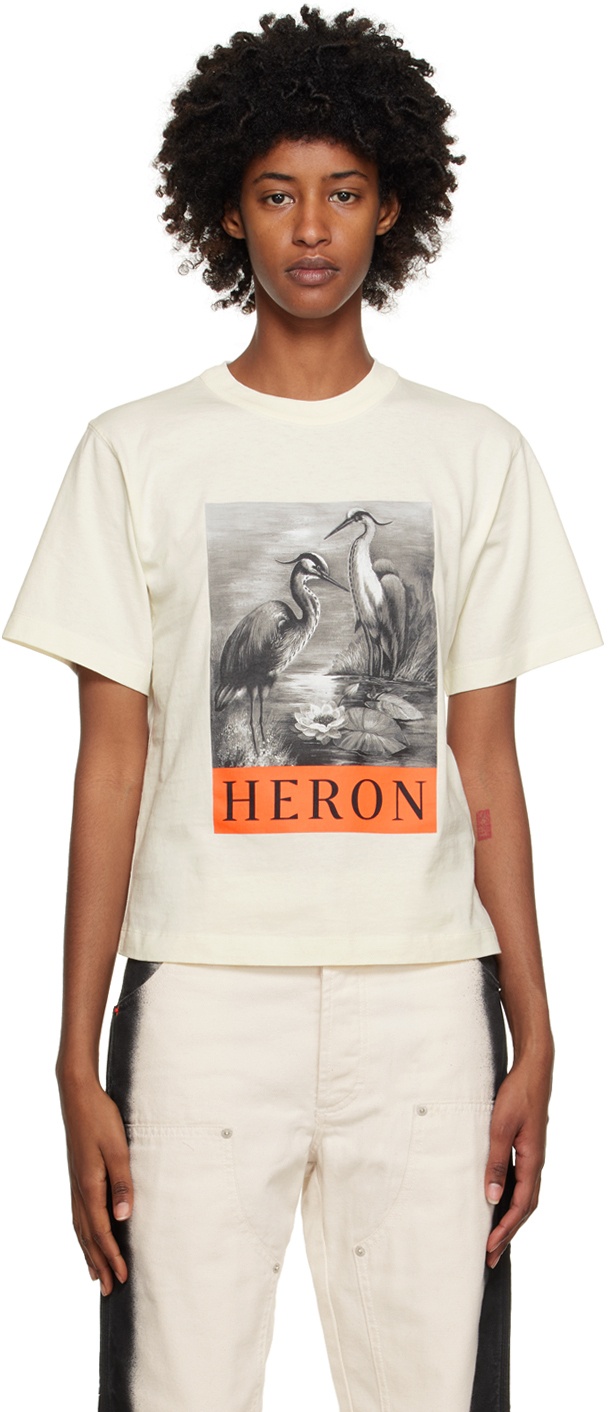 Photo: Heron Preston White 'Heron' T-Shirt