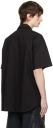 JiyongKim Black Oversized Shirt