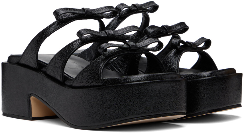 [MARGESHERWOOD]★RIBBON SANDALS Marge Sherwood Black Ribbon Sandals Marge Sherwood