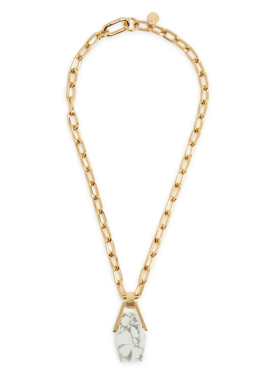 LA Double J Portal 24kt Gold-plated Necklace - One Size