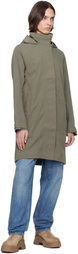 Canada Goose Khaki 'Black Label' Cardero Raincoat