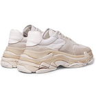 Balenciaga - Triple S Shell and Suede Sneakers - Men - Neutral