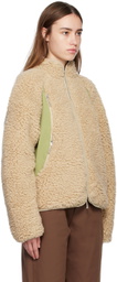 ROA Beige Zip Jacket
