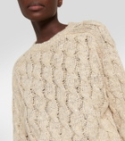 Brunello Cucinelli Cable-knit embellished sweater
