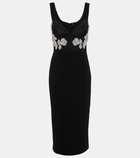 Rebecca Vallance Juliana crystal-embellished midi dress